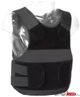 Balistická / neprůstřelná vesta pro skryté nošení GS 173  - přední pohled  Černá