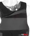Ballistic / bulletproof vest for concealed wear GS 190  Black - front view - Detail
