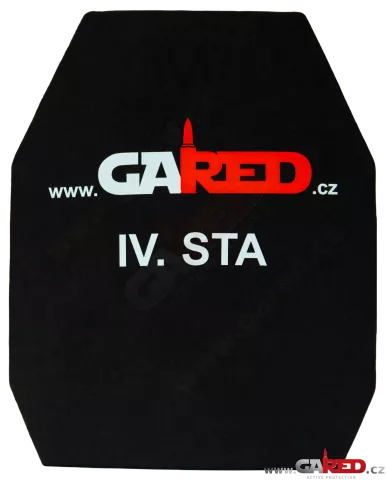 Panel delantero / trasero balístico / placa PA IV. STA