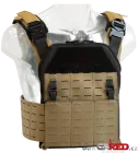 Plate carrier GN 14  | Side winter version, front view - Sand