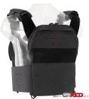 Plate carrier GN 14  | Side winter version, rear view  - Black