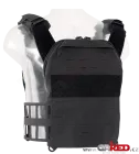 Plate carrier GN 14  | Side summer version, rear view  - Black
