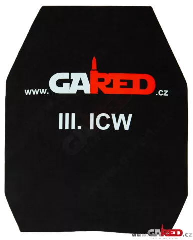 Panel delantero / trasero balístico / placa PA III. ICW