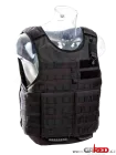 Ballistic / bullet-proof  vest for outer wearing GV 440  | Black - front view