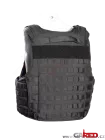 Ballistic / bullet-proof  vest for outer wearing GV 440  | Black - rear view 