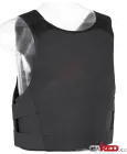 Ballistic / bulletproof vest for concealed wear GS 171  Black - rear view 