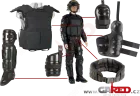 Bulletproof-riot suit GU 8015 