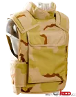 Ballistic / bullet-proof  vest for outer wearing GV 250  - Collar rear view 